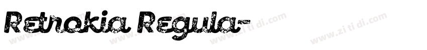 Retrokia Regula字体转换